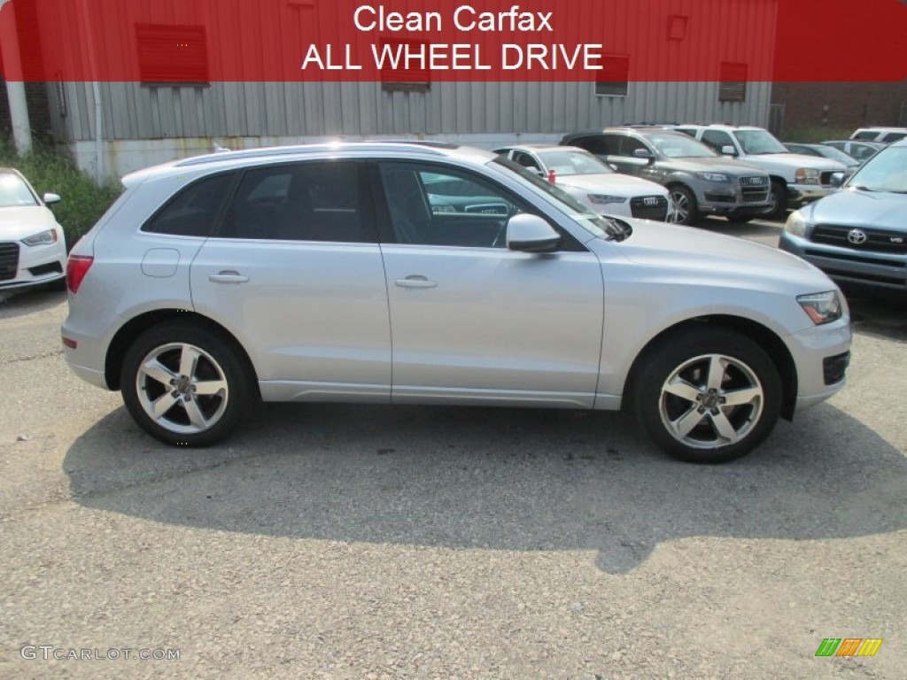 2009 Q5 3.2 Prestige quattro - Ice Silver Metallic / Black photo #2