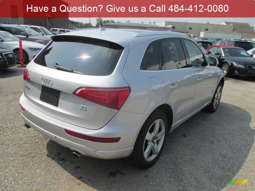 2009 Q5 3.2 Prestige quattro - Ice Silver Metallic / Black photo #3