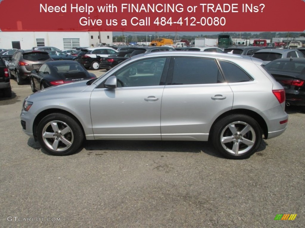 2009 Q5 3.2 Prestige quattro - Ice Silver Metallic / Black photo #7