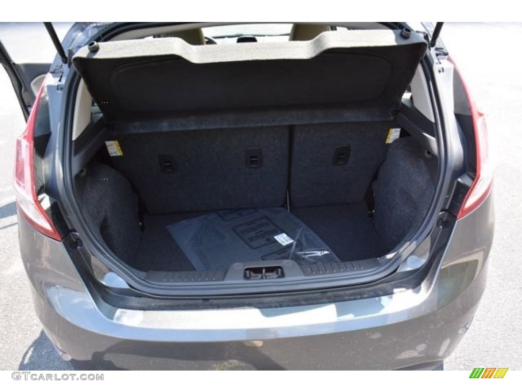 2015 Fiesta SE Hatchback - Magnetic Metallic / Medium Light Stone photo #14