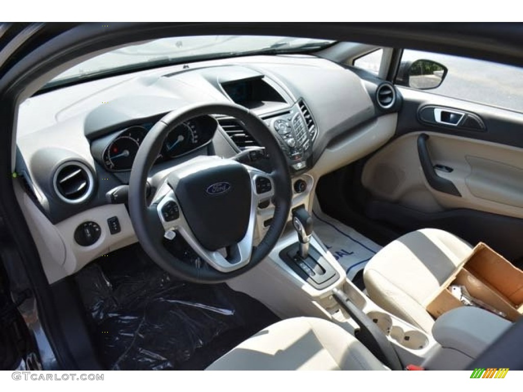 2015 Fiesta SE Hatchback - Magnetic Metallic / Medium Light Stone photo #20