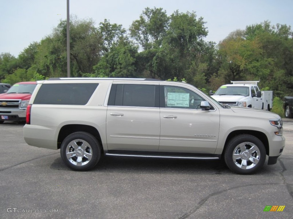 2016 Suburban LTZ 4WD - Champagne Silver Metallic / Cocoa/Dune photo #9