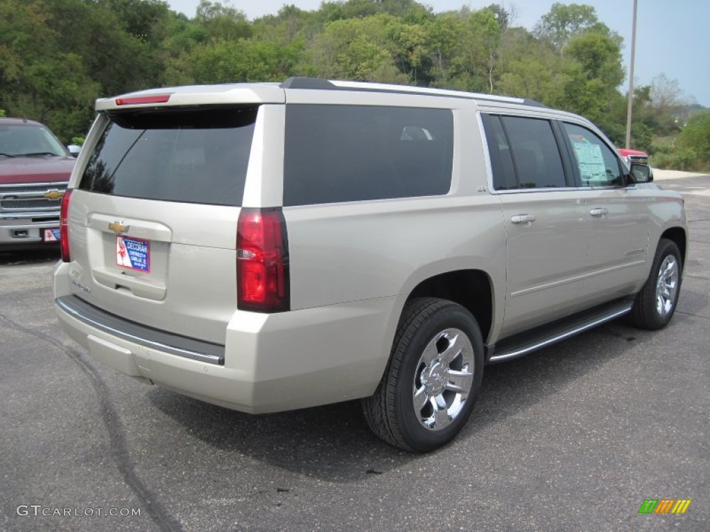 2016 Suburban LTZ 4WD - Champagne Silver Metallic / Cocoa/Dune photo #13