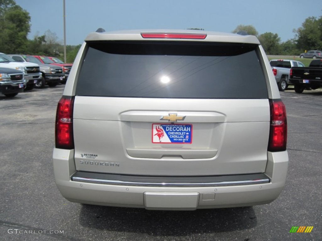 2016 Suburban LTZ 4WD - Champagne Silver Metallic / Cocoa/Dune photo #14