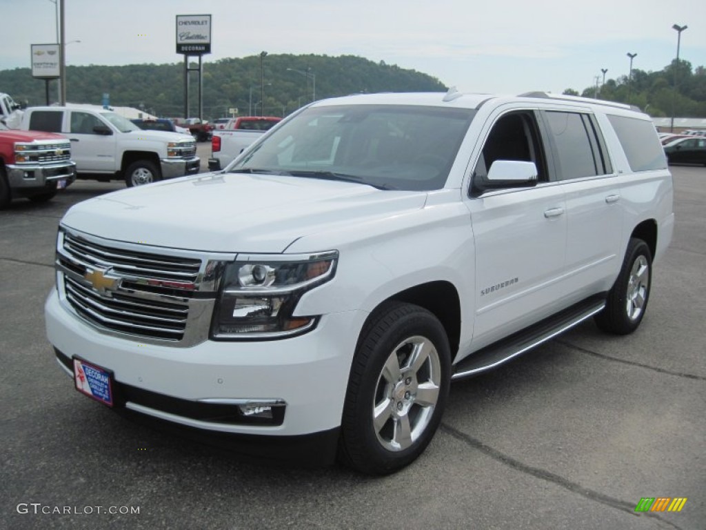 2016 Suburban LTZ 4WD - Summit White / Jet Black photo #3