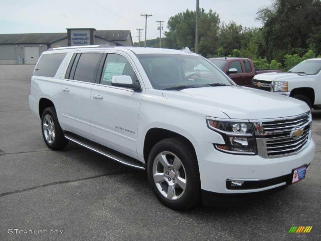 2016 Suburban LTZ 4WD - Summit White / Jet Black photo #6