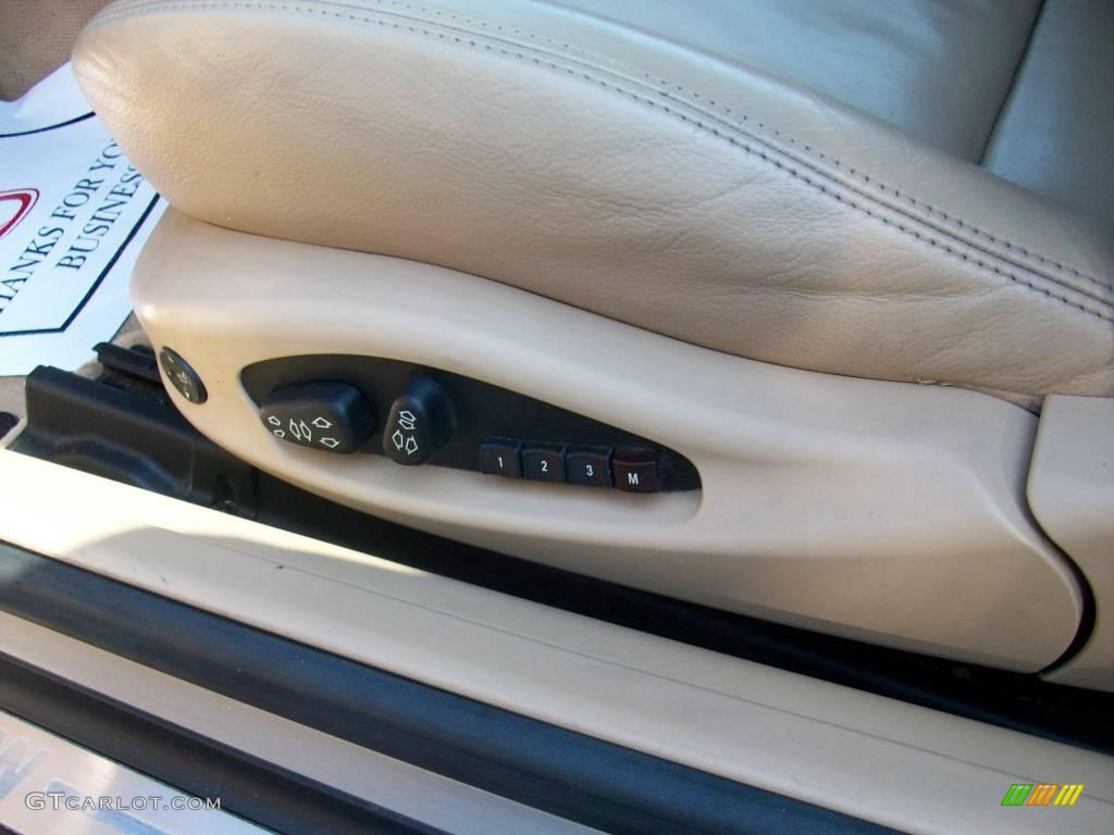 2001 3 Series 330i Convertible - Orient Blue Metallic / Beige photo #14
