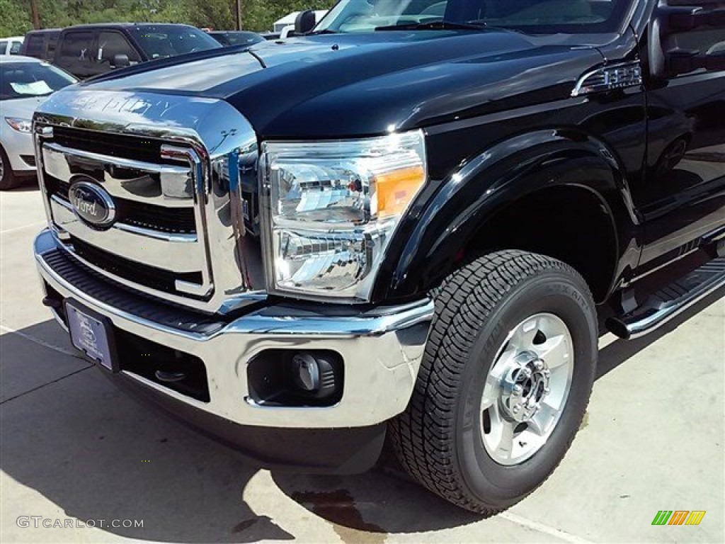 2016 F250 Super Duty XLT Crew Cab 4x4 - Shadow Black / Steel photo #12