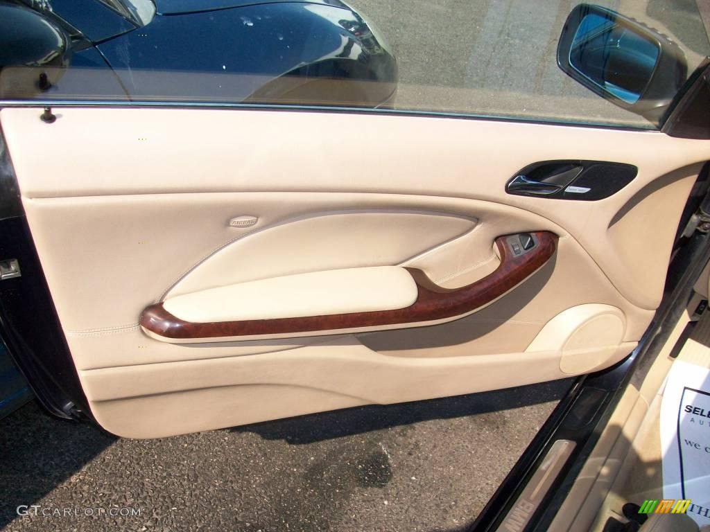 2001 3 Series 330i Convertible - Orient Blue Metallic / Beige photo #17