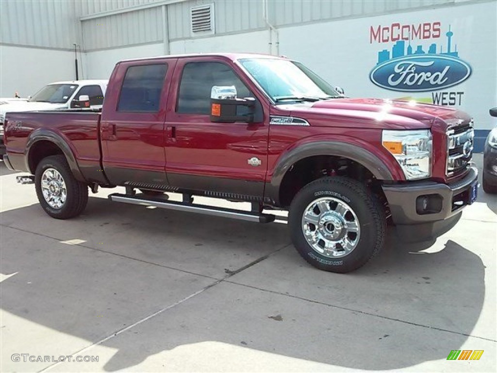 2016 Ruby Red Metallic Ford F250 Super Duty King Ranch Crew Cab 4x4