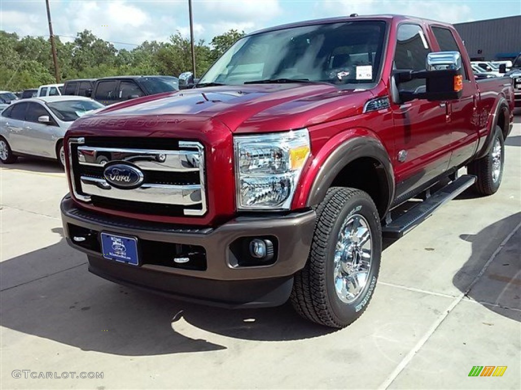 2016 F250 Super Duty King Ranch Crew Cab 4x4 - Ruby Red Metallic / King Ranch Mesa/Adobe photo #31