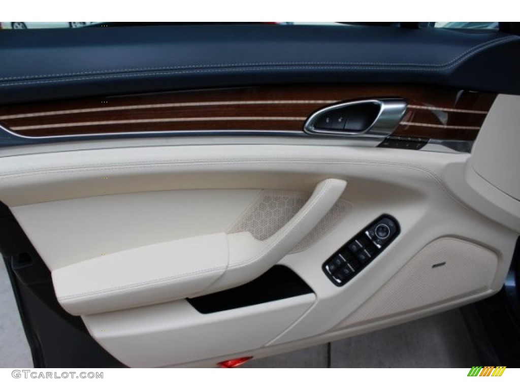 2013 Panamera S - Yachting Blue Metallic / Yachting Blue/Cream photo #14