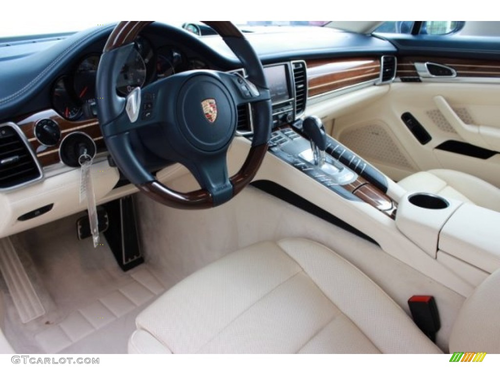 Yachting Blue/Cream Interior 2013 Porsche Panamera S Photo #106963638