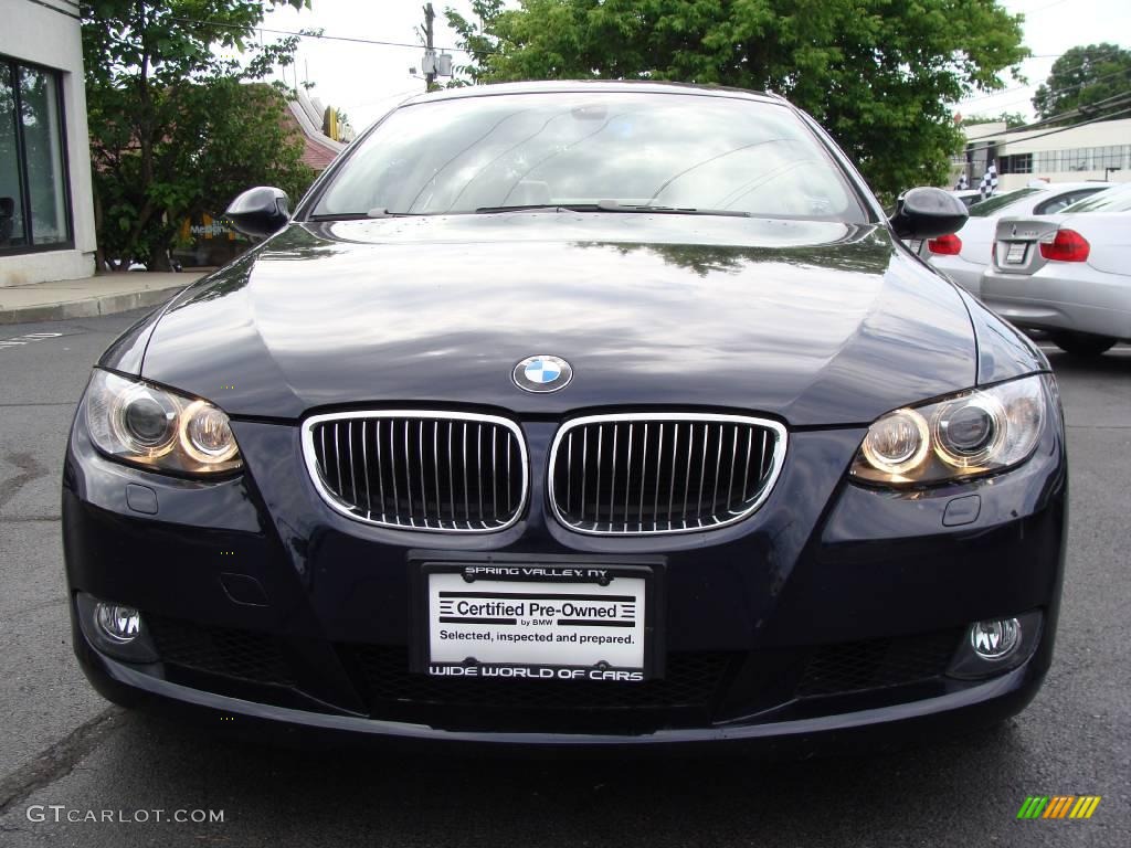 2007 3 Series 328xi Coupe - Monaco Blue Metallic / Cream Beige photo #2