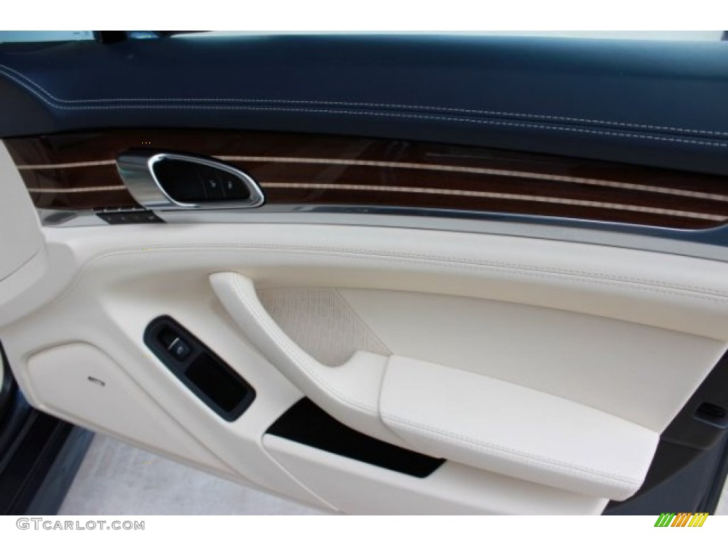 2013 Panamera S - Yachting Blue Metallic / Yachting Blue/Cream photo #46