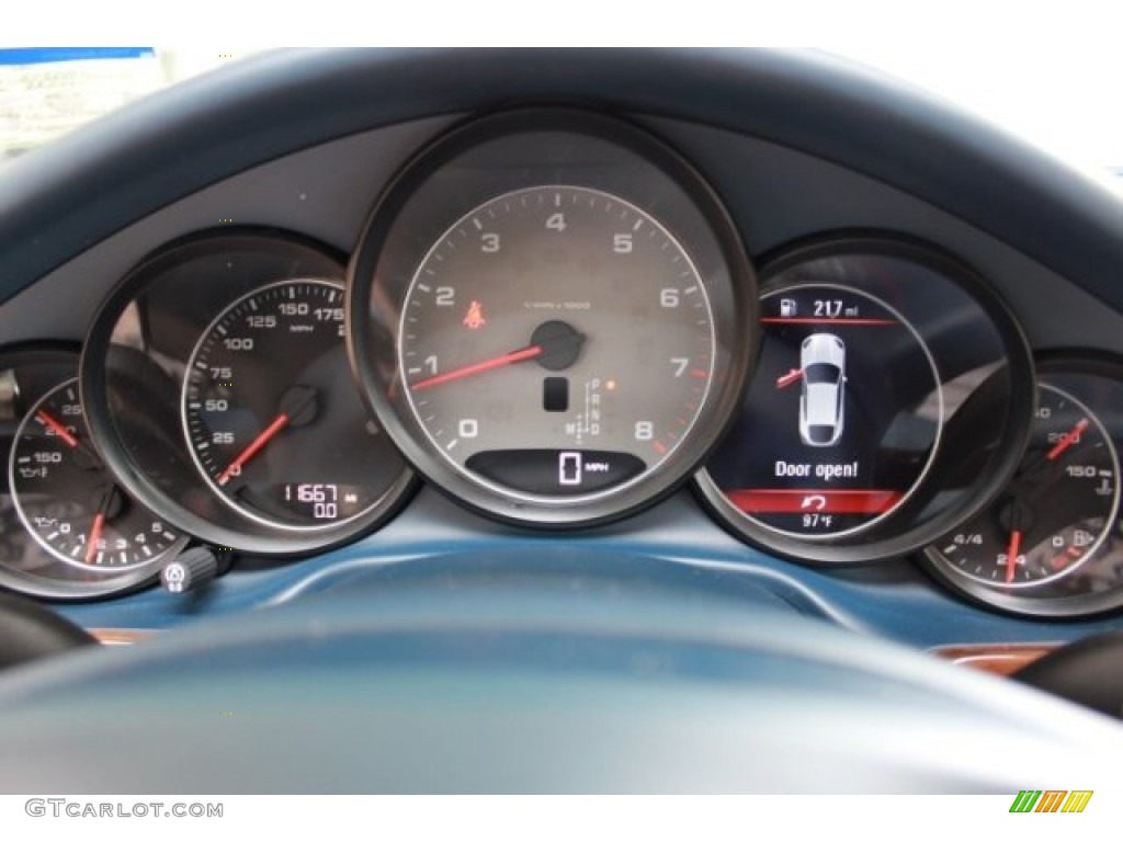 2013 Panamera S - Yachting Blue Metallic / Yachting Blue/Cream photo #52