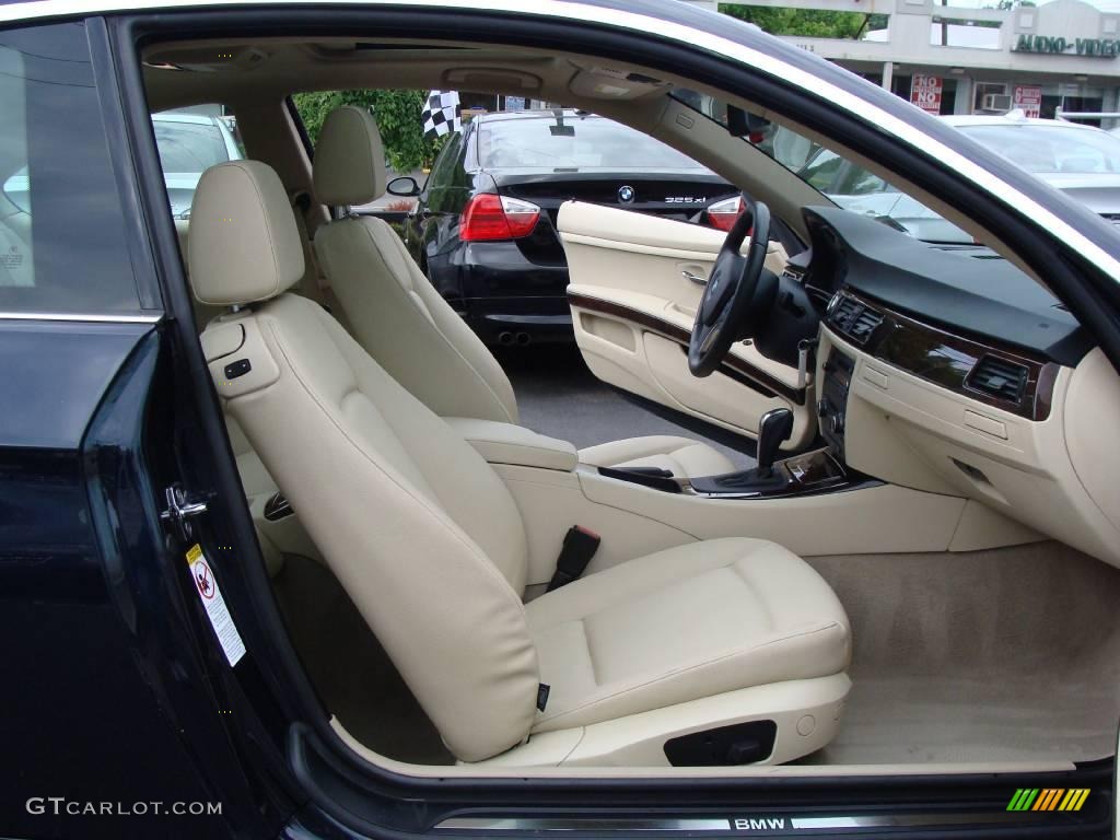 2007 3 Series 328xi Coupe - Monaco Blue Metallic / Cream Beige photo #8