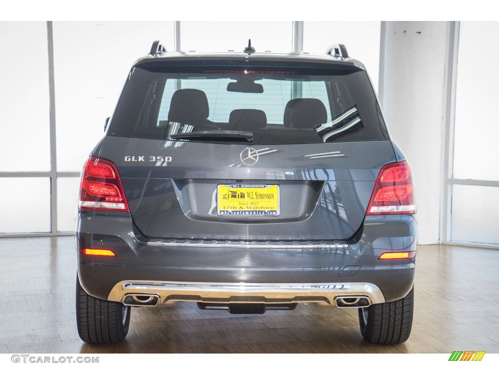 2015 GLK 350 - Steel Grey Metallic / Black photo #4