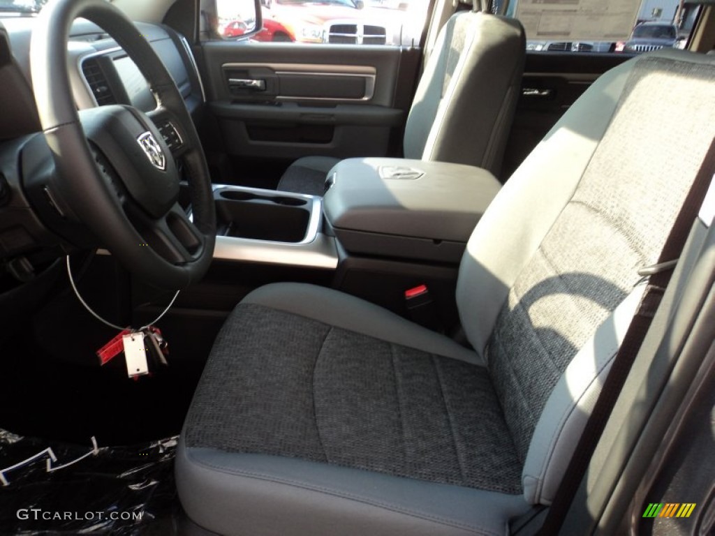 Black/Diesel Gray Interior 2016 Ram 1500 Outdoorsman Crew Cab 4x4 Photo #106964928
