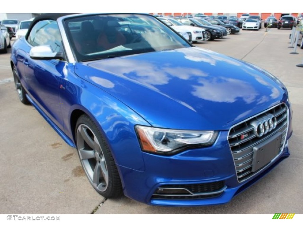Sepang Blue Pearl 2016 Audi S5 Premium Plus quattro Cabriolet Exterior Photo #106965156