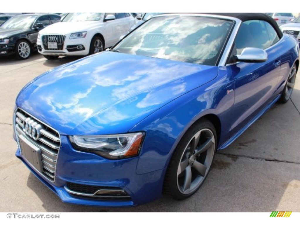 Sepang Blue Pearl 2016 Audi S5 Premium Plus quattro Cabriolet Exterior Photo #106965171