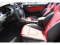  2016 S5 Premium Plus quattro Cabriolet Black/Magma Red Interior