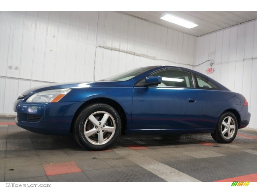 2003 Accord EX Coupe - Sapphire Blue Pearl / Black photo #2