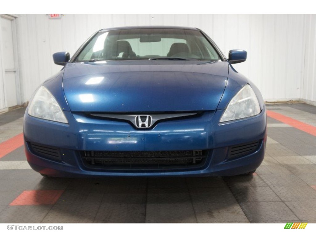 2003 Accord EX Coupe - Sapphire Blue Pearl / Black photo #4