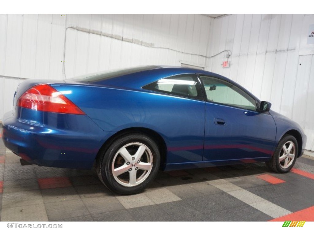 2003 Accord EX Coupe - Sapphire Blue Pearl / Black photo #7