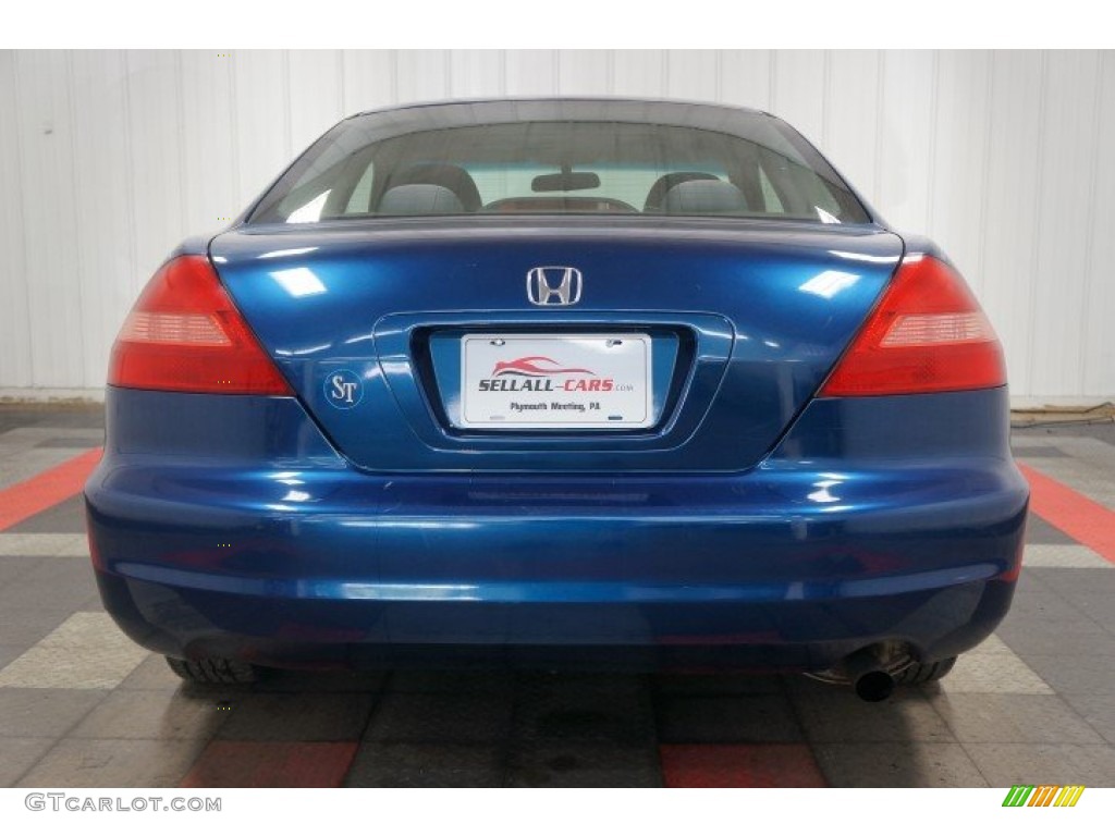 2003 Accord EX Coupe - Sapphire Blue Pearl / Black photo #9