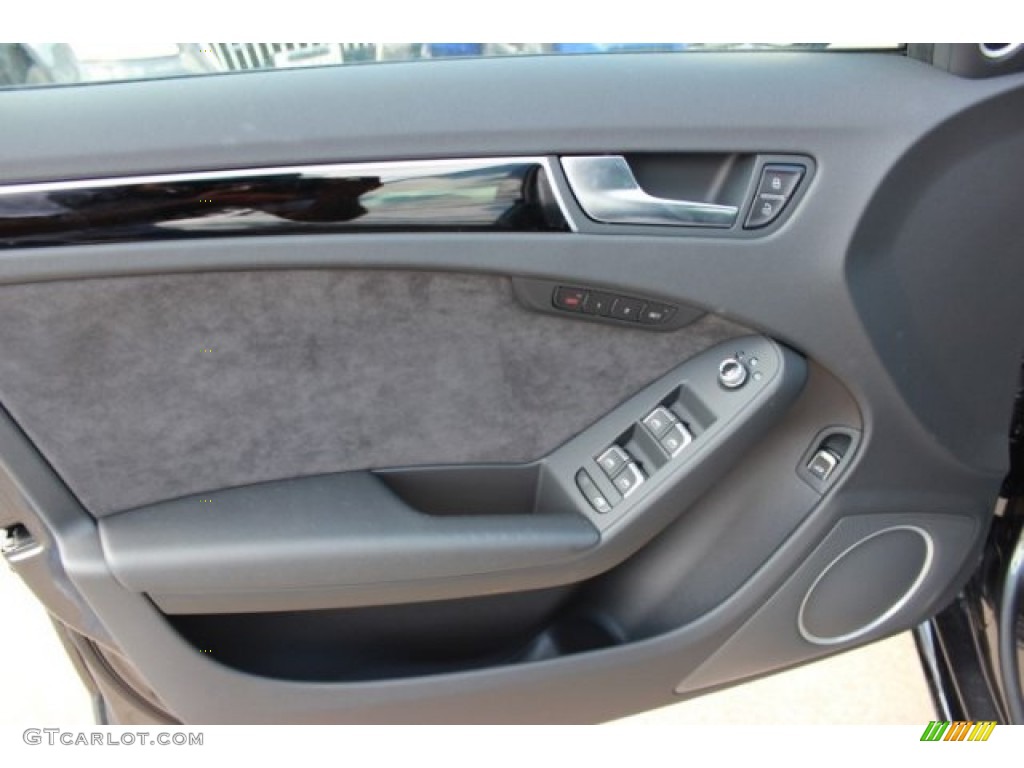 2016 Audi A4 2.0T Premium Plus quattro Black Door Panel Photo #106965846