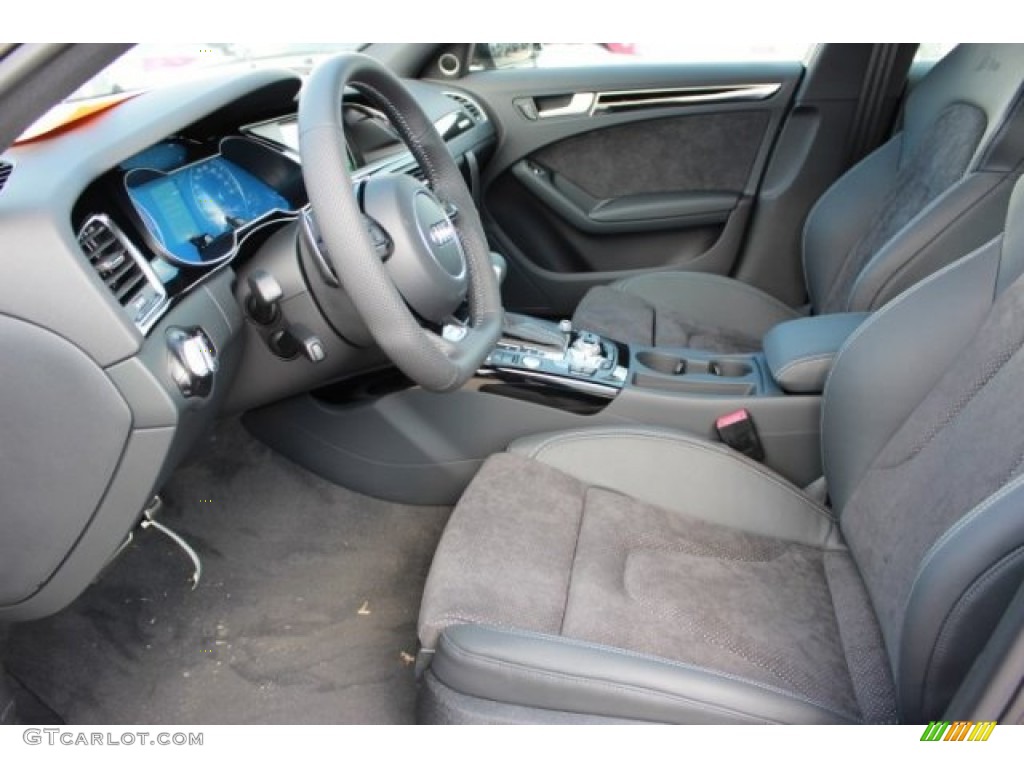 Black Interior 2016 Audi A4 2.0T Premium Plus quattro Photo #106965948