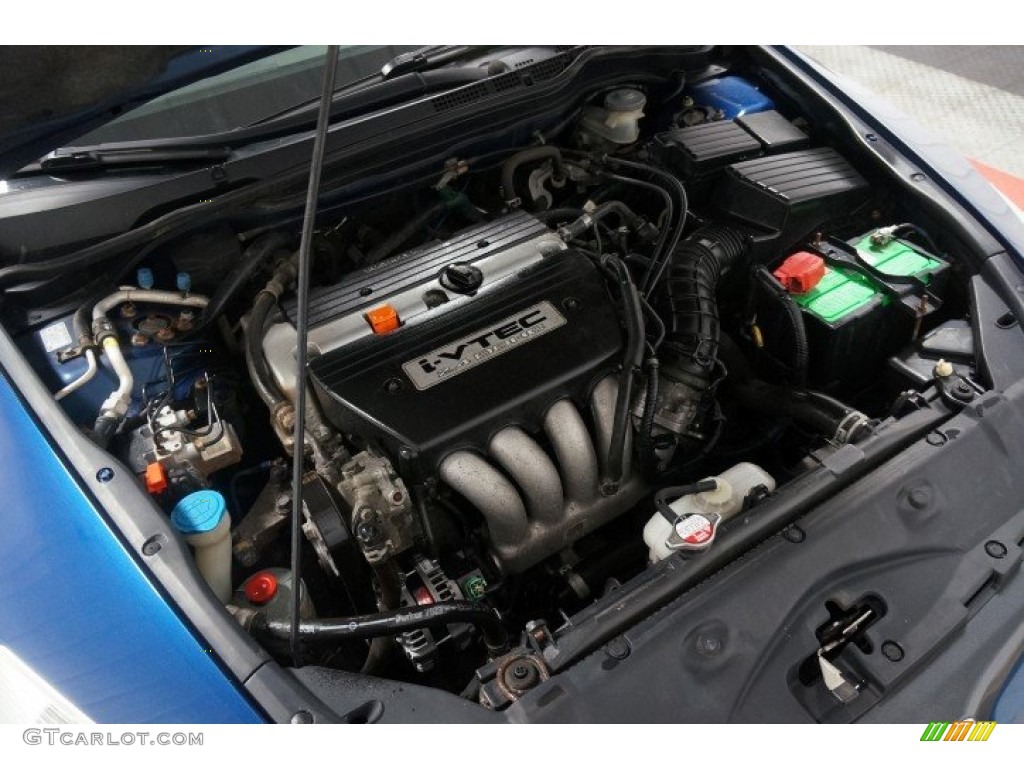 2003 Accord EX Coupe - Sapphire Blue Pearl / Black photo #31