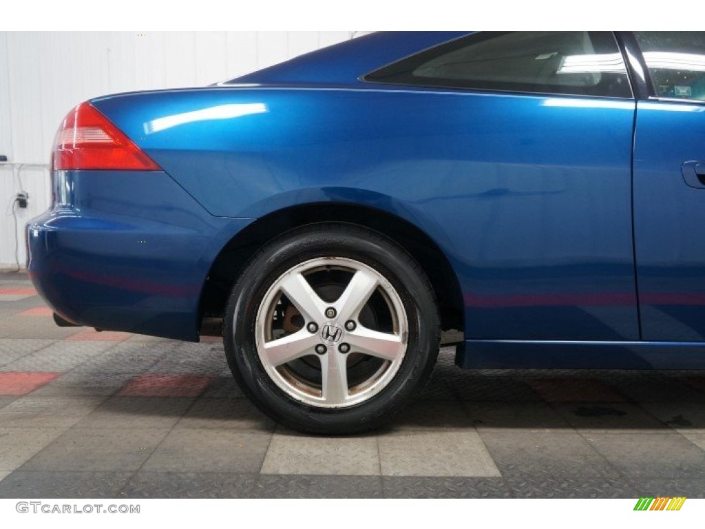 2003 Accord EX Coupe - Sapphire Blue Pearl / Black photo #41