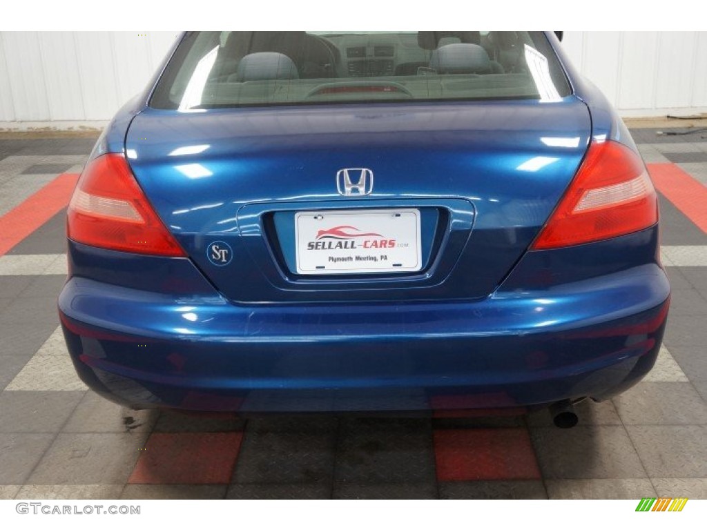2003 Accord EX Coupe - Sapphire Blue Pearl / Black photo #49