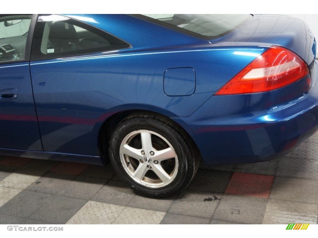2003 Accord EX Coupe - Sapphire Blue Pearl / Black photo #50