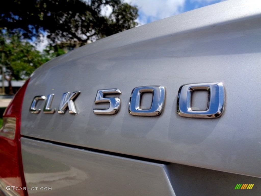 2003 CLK 500 Coupe - Brilliant Silver Metallic / Stone photo #50