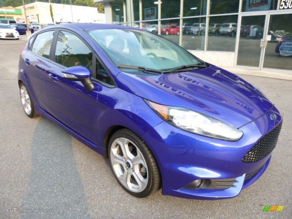 2015 Fiesta ST Hatchback - Perfomance Blue / Charcoal Black photo #2