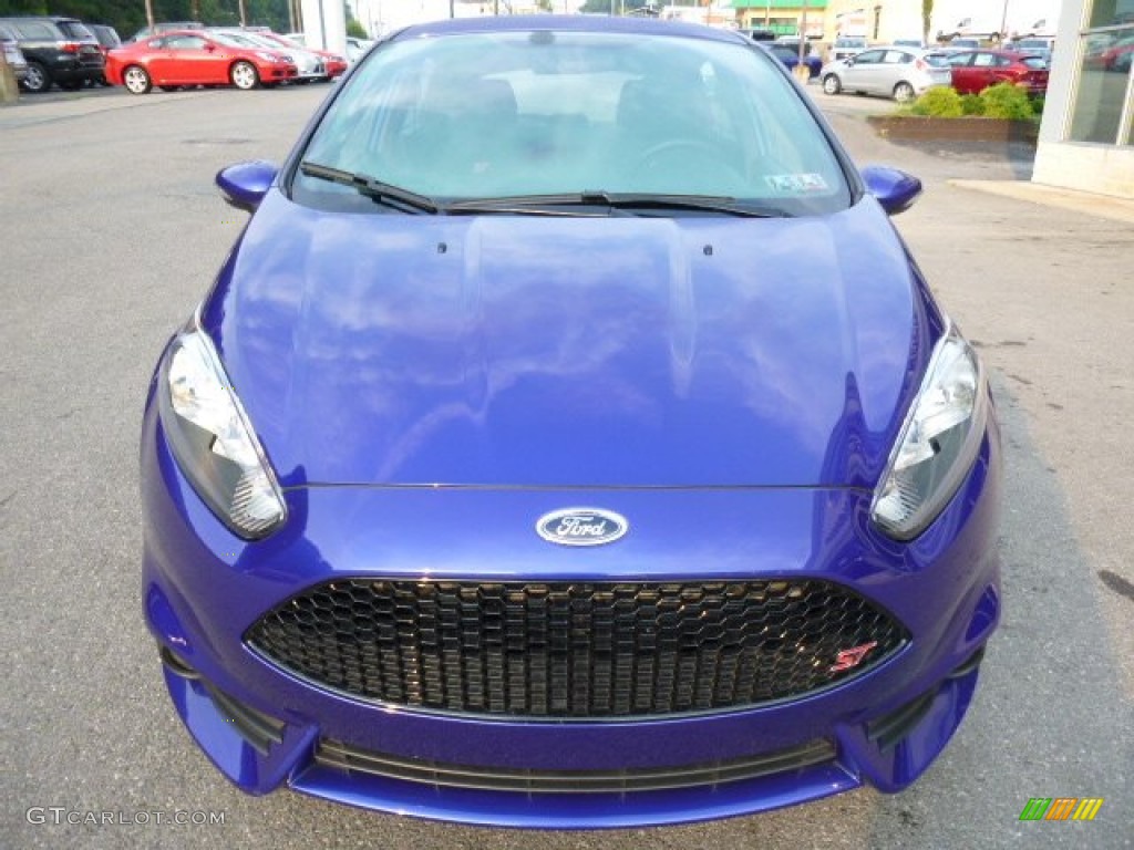2015 Fiesta ST Hatchback - Perfomance Blue / Charcoal Black photo #3