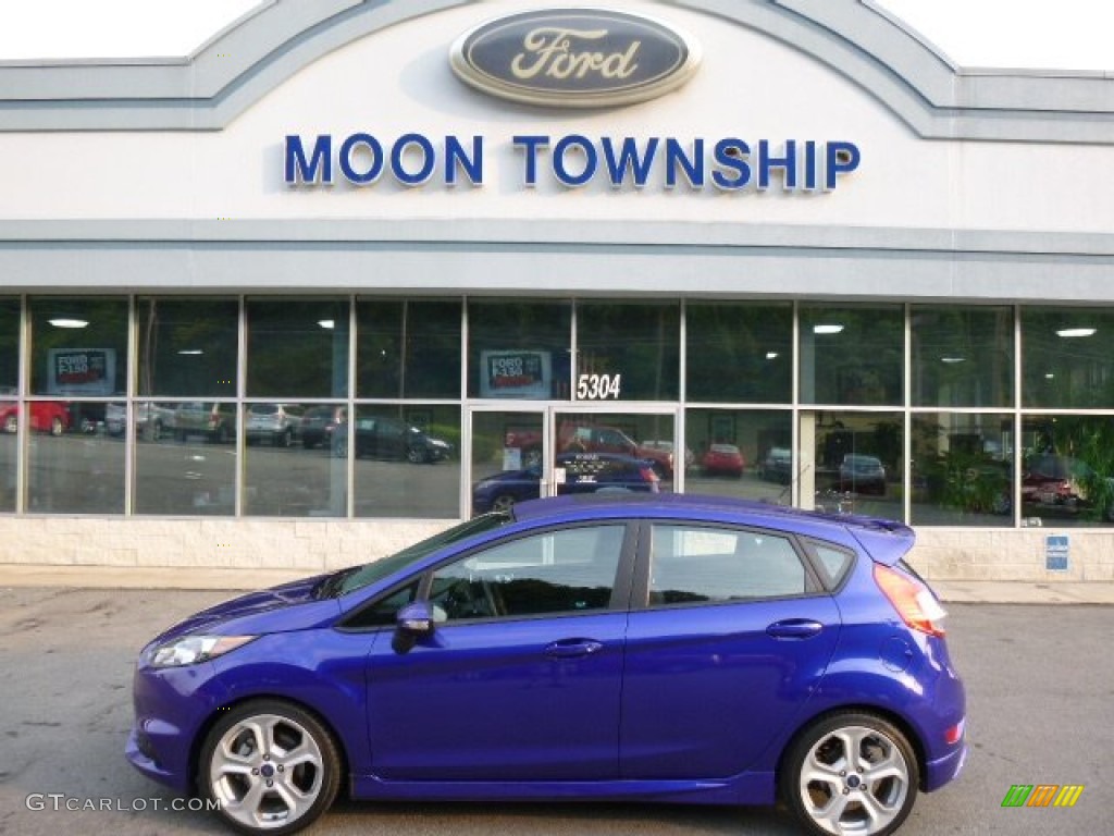 2015 Fiesta ST Hatchback - Perfomance Blue / Charcoal Black photo #7