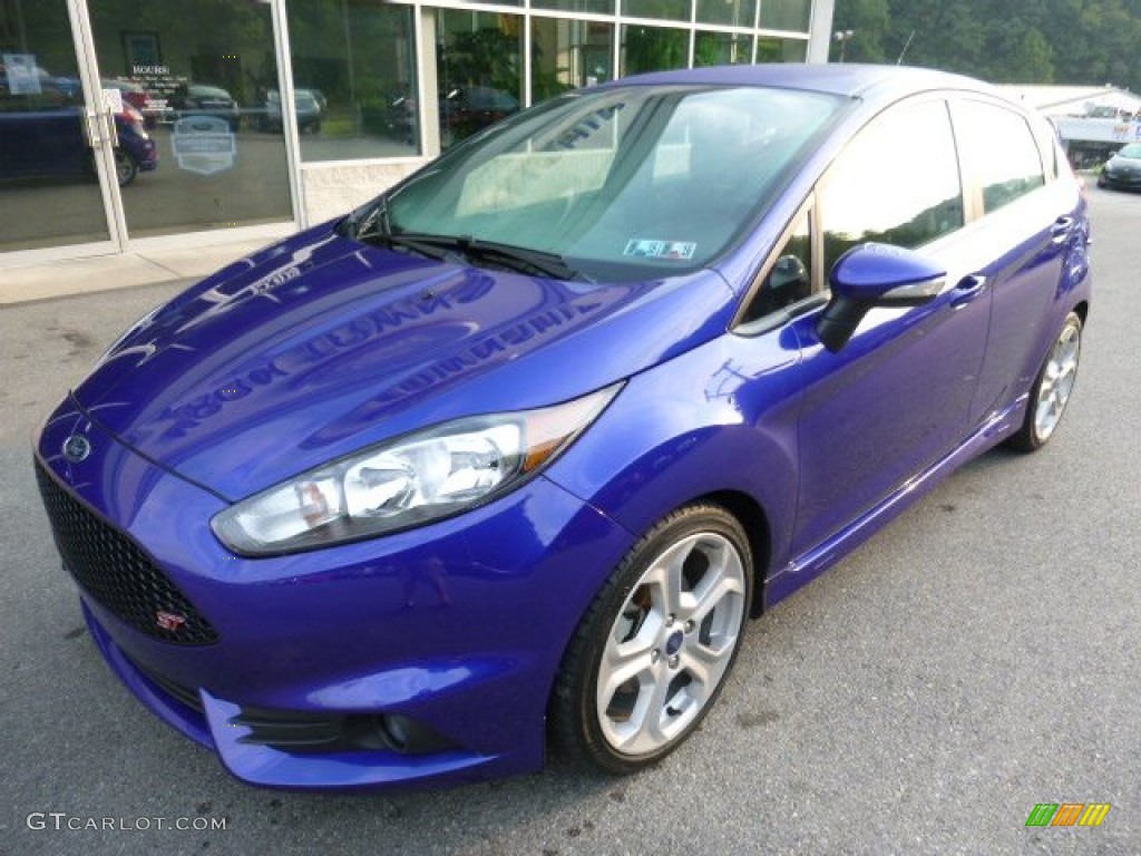 2015 Fiesta ST Hatchback - Perfomance Blue / Charcoal Black photo #8