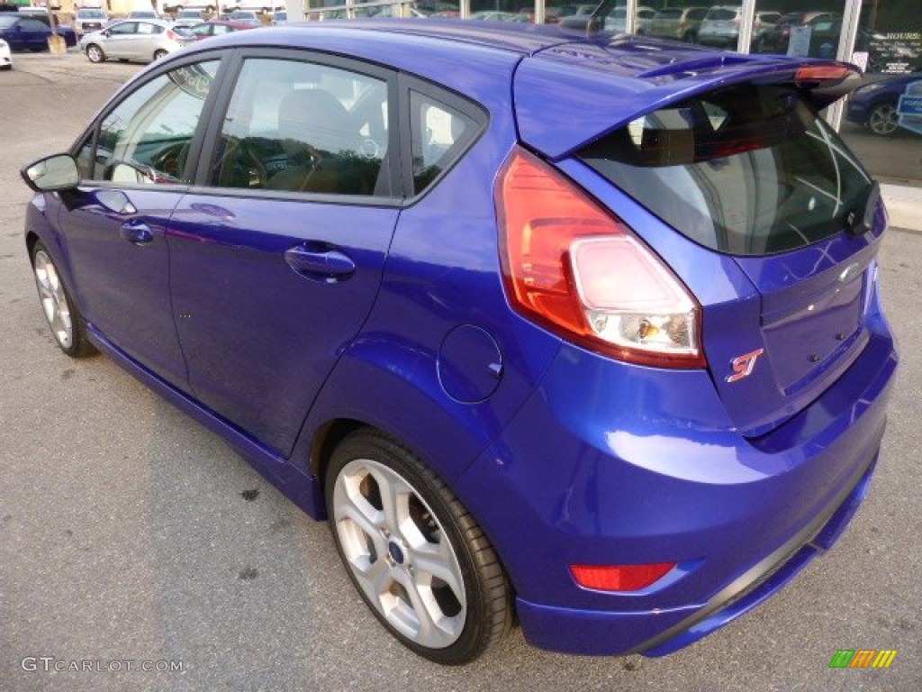 2015 Fiesta ST Hatchback - Perfomance Blue / Charcoal Black photo #9