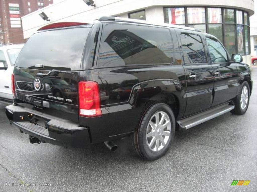 2006 Escalade ESV AWD Platinum - Black Raven / Shale photo #7