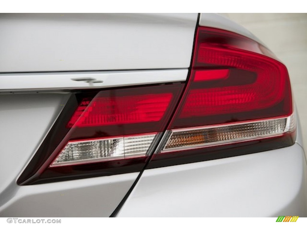 2015 Civic SE Sedan - Alabaster Silver Metallic / Black photo #4