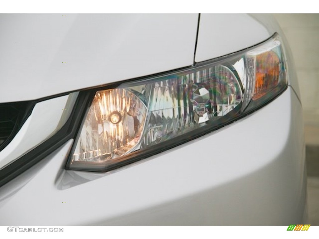 2015 Civic SE Sedan - Alabaster Silver Metallic / Black photo #5