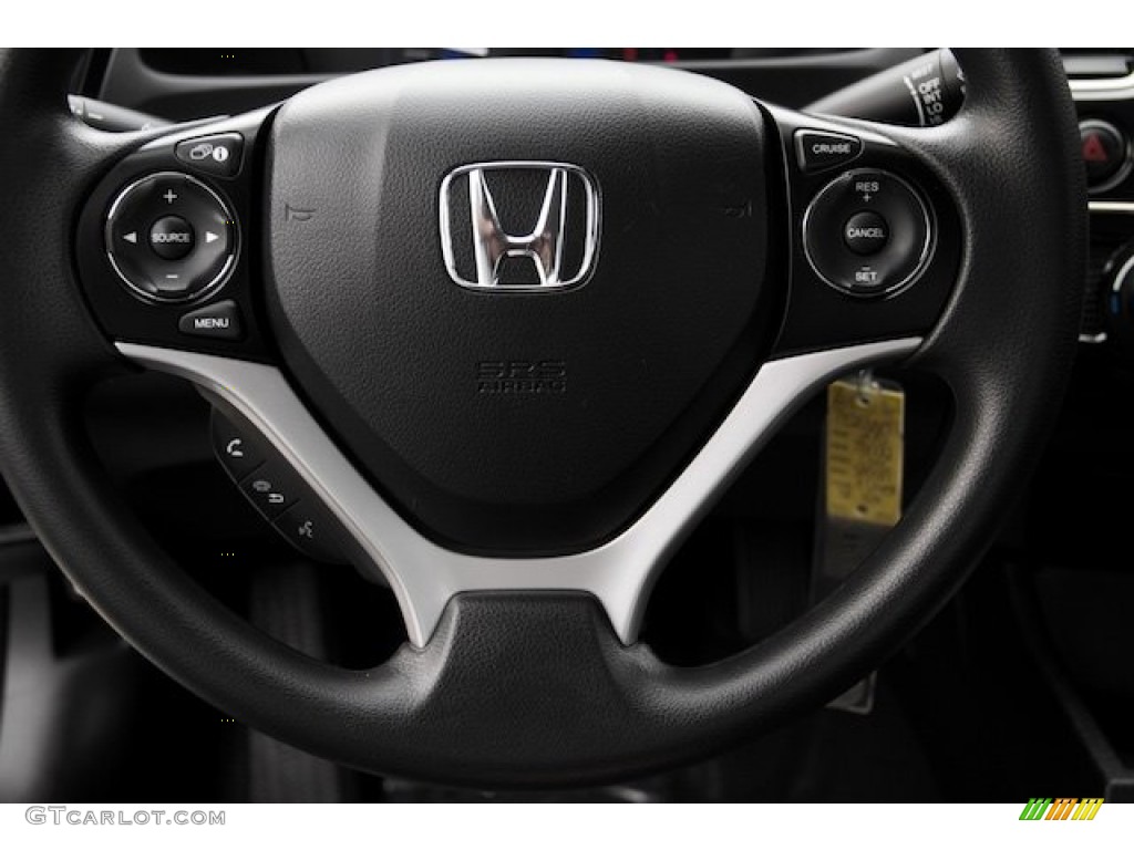 2015 Civic SE Sedan - Alabaster Silver Metallic / Black photo #12