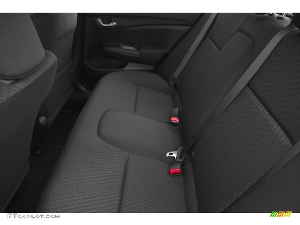2015 Civic SE Sedan - Alabaster Silver Metallic / Black photo #14