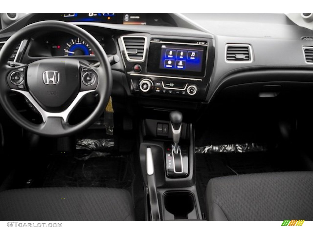 2015 Civic SE Sedan - Alabaster Silver Metallic / Black photo #15