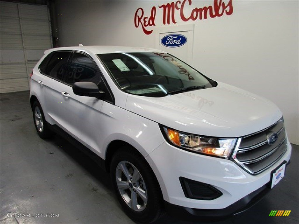 2015 Oxford White Ford Edge Se 106972605 Gtcarlot Com