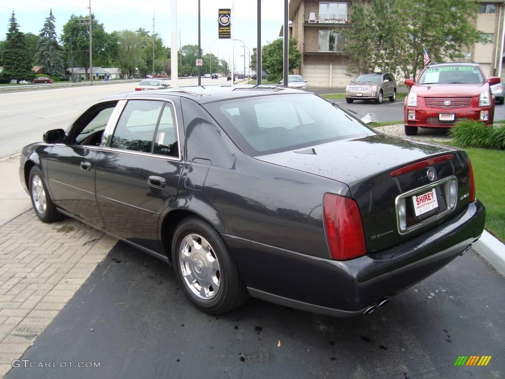 2002 DeVille Sedan - Graphite Metallic / Black photo #6